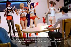 Academy 242 game adventure in anime world.