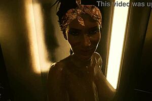 these cyberpunk 2077 shower scenes are updated in patch 2.1