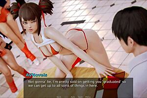 Academy 242 game adventure in anime world.