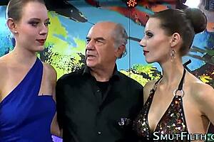 that fetish skank gets bukkaked in a wild group session 😜. european facial follows.