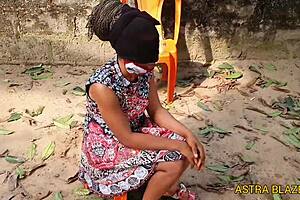 Does Astra Blaze Bend Over For Big Cock Outdoors