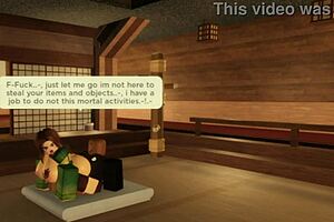 Girl intrudes cave, gets good fuck