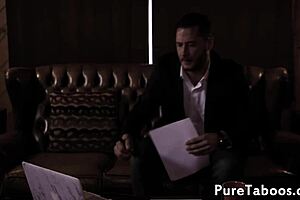 Tattooed Babe Masturbates During Fuck