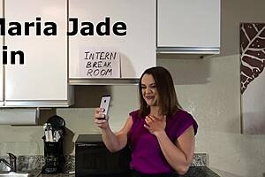 Maria jade seduced by qanon an insurrection porn parody sexy pawg throat goat takes on a big schlong