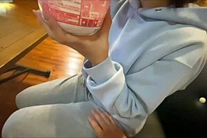 Perverted Boyfriend Gets Horny Erection During Home Date with Girlfriend