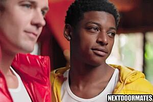 hot guys in jockstraps having interracial sex