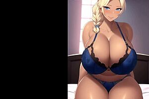 this stepmom milf is cooking up some ai art in the kitchen