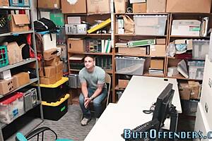 i'm the gay amateur thief, caught giving blowjob and handjob