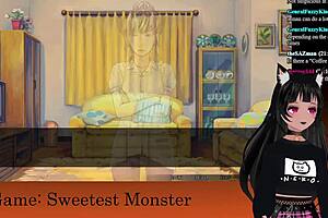 Vtuber Lewdneko Plays Sweetest Monster Part 2