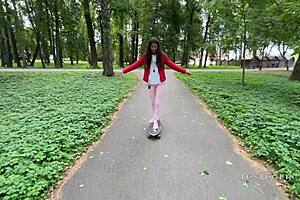 I picked up an 18-year-old girl with a skate and fucked her bent over a tree in the public park.