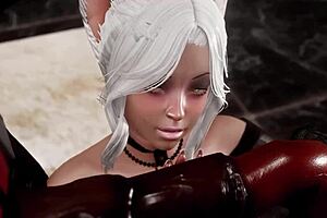 minotaur fucks hot slutty bunny girls in heels and lingerie