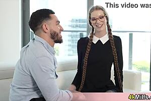 skinny and nympho erin everheart doing her nasty pantyhose fuck routine with a lucky stranger - wow, rough blowjob and ass fucking!