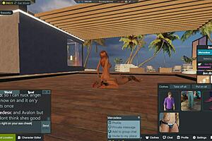 Mercedes watches film with husband before intimacy.