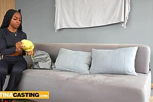 latina casting shows skinny black woman roughly swapping between pussy and ass fucking with cock