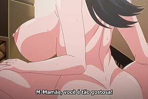 Naughty mom bent over for uncensored doggystyle creampie.