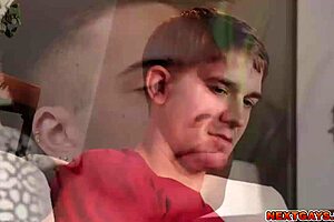 stepbrothers brandon anderson and evan knoxx relive past feelings ending up making in bed for one hot bareback gay sex