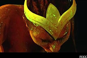 Translucid Goddess Unveils Her Adorable Shaved Body In A Wild Fingering And Dildo Fantasy Session.