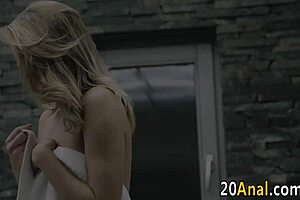 blonde babe has hardcore anal fun! 🔥