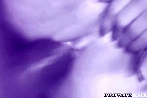 Hungarian beauty Sophie Evans in outdoor interracial scene