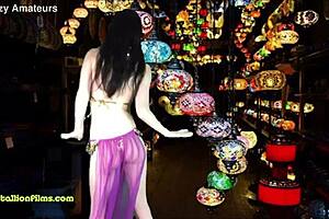 Sitting in the middle of Istanbul a belly dancing seducing from Alexandria Wu
