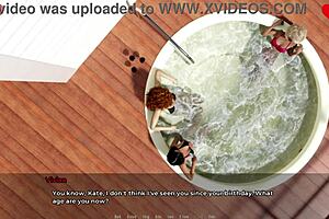 Student Spanked Hardcore With Friend's Horny Sister in Wild Anime Game!