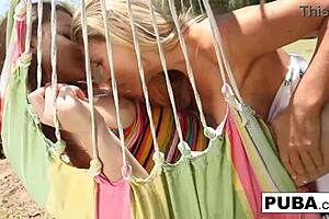 dani daniels casually licks her friend's pussy