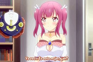 bent over in doggystyle, riding dildo on big ass?