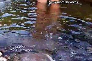 i watch my latina wife expose her natural tits outdoors