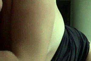 Hot blonde lover gives blowjob to big cock