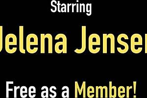 Does chesty beauty Jelena Jensen adore masturbating her big pussy outdoors?