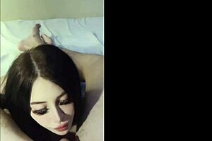 An anime girl pleasured me on the train