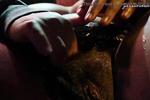 so horny, had to finger my indian pussy outdoors 😈