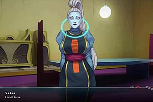 i love vados' massive tits squeezing my monster cock in dragon ball hentai