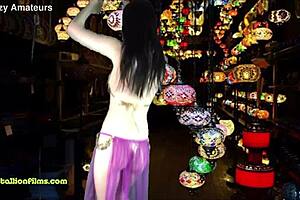 Sitting in the middle of Istanbul a belly dancing seducing from Alexandria Wu