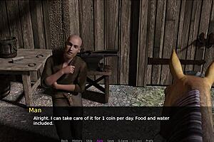 Redhead and blonde explore knights tale