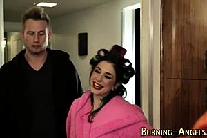 Goth whore gets intensely fucked