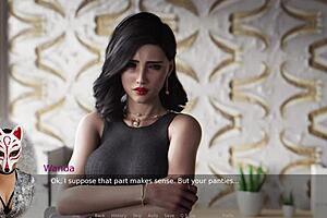 Ms Denvers SHOWS OFF Her LONG LEGS In PANTYHOSE