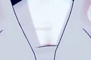 Mature New Employee With Big Tits Plays Seductive Game In 3D Anime.