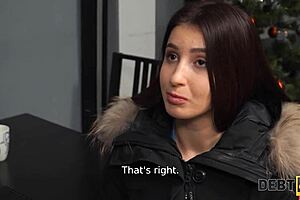 debt4k guy pulls out hard cock, 'punish that ravishing debtor now'