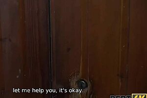 debt4k guy pulls out hard cock, 'punish that ravishing debtor now'