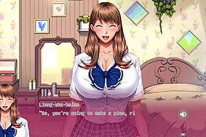 In Katei Kyoushi hypnosis, big tits tutor feels creampie in doggystyle blowjob