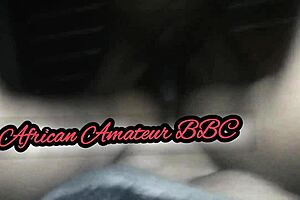 African Mature Bent Over in Doggystyle with Monster Black Cock for Kinky Ass Play