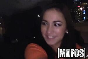 Blonde and brunette teens engage in intense group sex