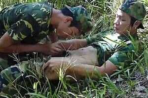 Asian Twinks Thomas And Vernon Engage In Bareback Fucking And Rimjob