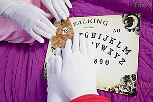 Ouija Board Makes Mario Fuck Princess Stepmom in the Ass!