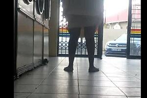 Amateur Girl Almost Caught With Her Cookie