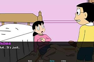 in the dickmon game, the milf character gets her cock sucked in this anime hentai part 2