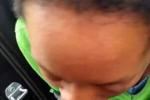 Slut Sucking My Dick Outside in Public with Sloppy Wet Action