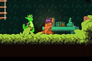 Kincaid Tests Marble Dildo in Hentai Game Episode 10