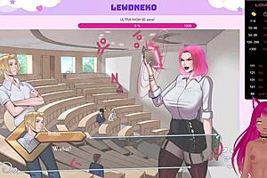 Lewdneko Vtuber Dives into Kinky Hentai Game Action!